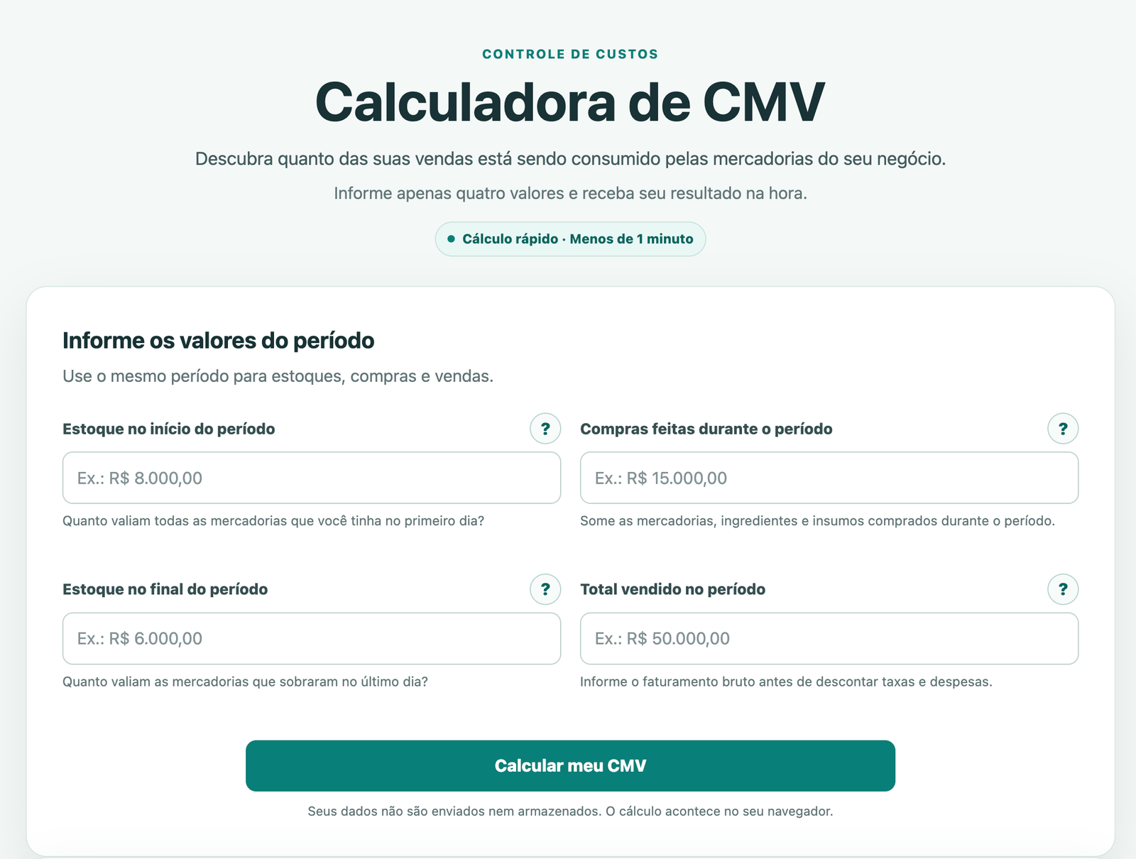Como o CMV é calculado: fórmula, exemplos e erros comuns. 1 Como o CMV é calculado: fórmula, exemplos e erros comuns.